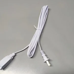 Extensión 3 Metros Blanca Calibre 16 Uso Doméstico TRANSHINE