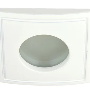 LÁMPARA INTERIOR PARA EMPOTRAR LED BLANCO DE TECHO A PRUEBA DE VAPOR Y HUMEDAD PARA REGADERAS Y VESTIDORES ADRIA II 50W  100-240 GX5.3 YD-103/B