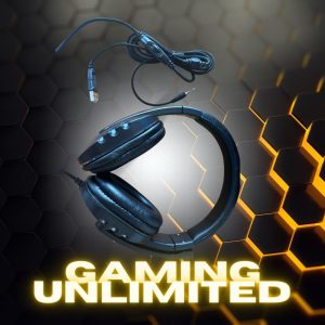 Audífonos K5 cableados con micrófono, gamer, iluminados