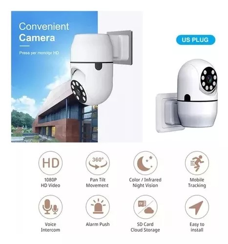 Cámara de vigilancia, wifi, no necesita cables - Imagen 2
