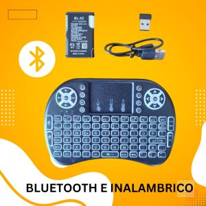 Mini Teclado / control para Smart Tv, Computadora, Laptop Tv Box, con iluminación led.