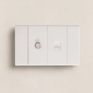 Toma Coaxial + tv  Blanco Carpinter A11