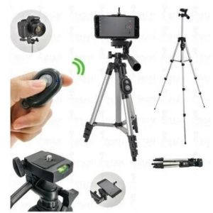Tripode Dk 3888, con control bluetooth, para celular y camara